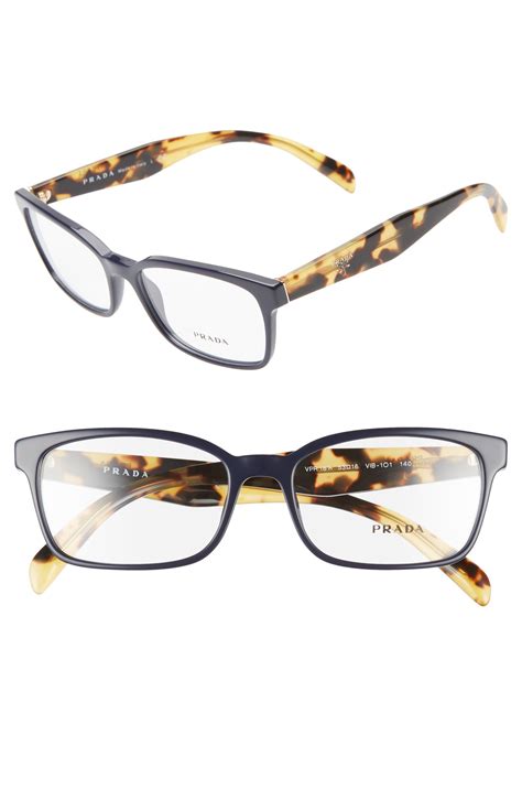 prada 53mm square optical glasses|prada frames for prescription glasses.